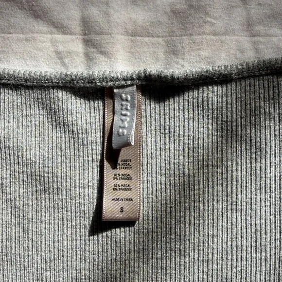 SKIMS Gray Long Sleeve Maxi Dress - Picture 4 of 9